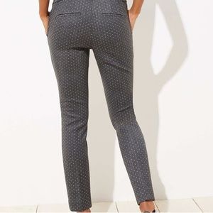 LOFT Petite Skinny Pindot Pants in Marisa Fit